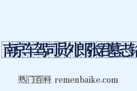 南京车驾司员外郎张君墓志铭是什么意思的图片